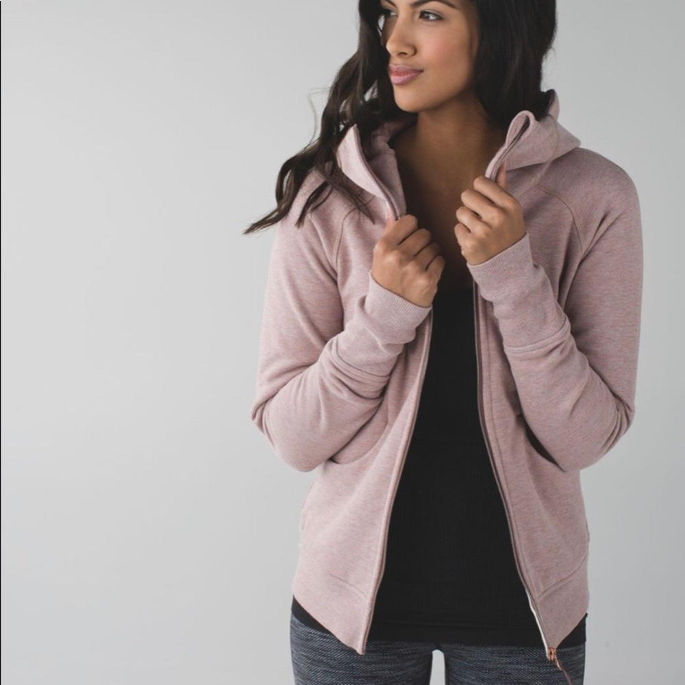 Lululemon Scuba Hoodie III, Heathered Bark Berry